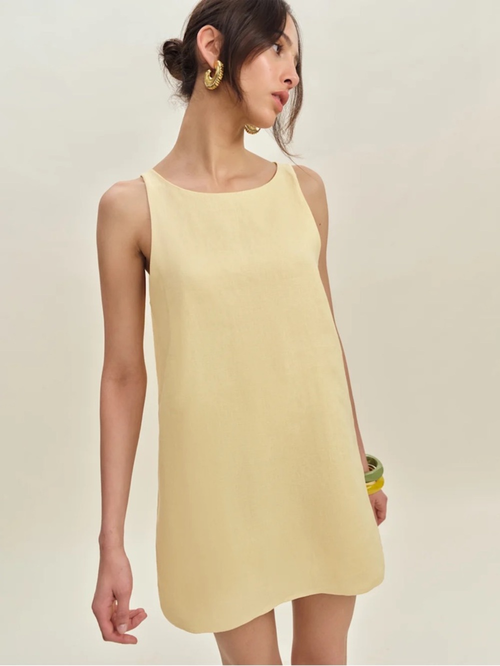 Reformation - Jessie linen dress new